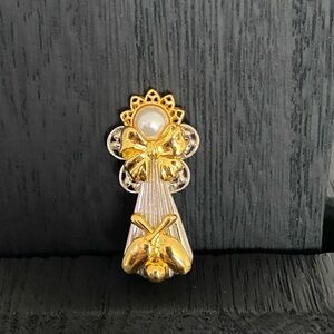 Lucky Bowling Angel Brooch